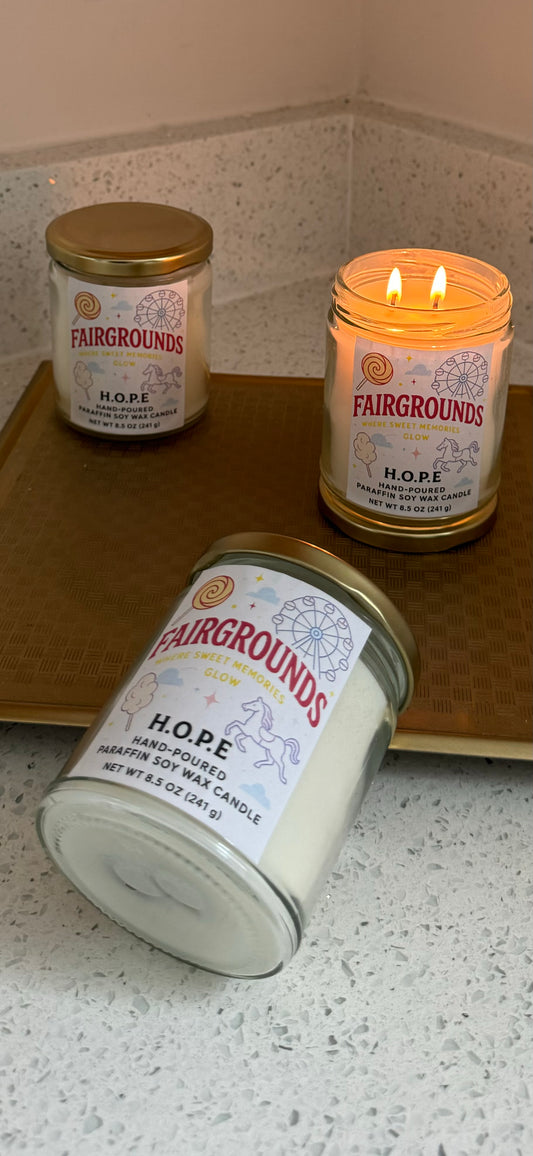 Fairgrounds – Hand-Poured Soy Blend Candle (8.5 oz)